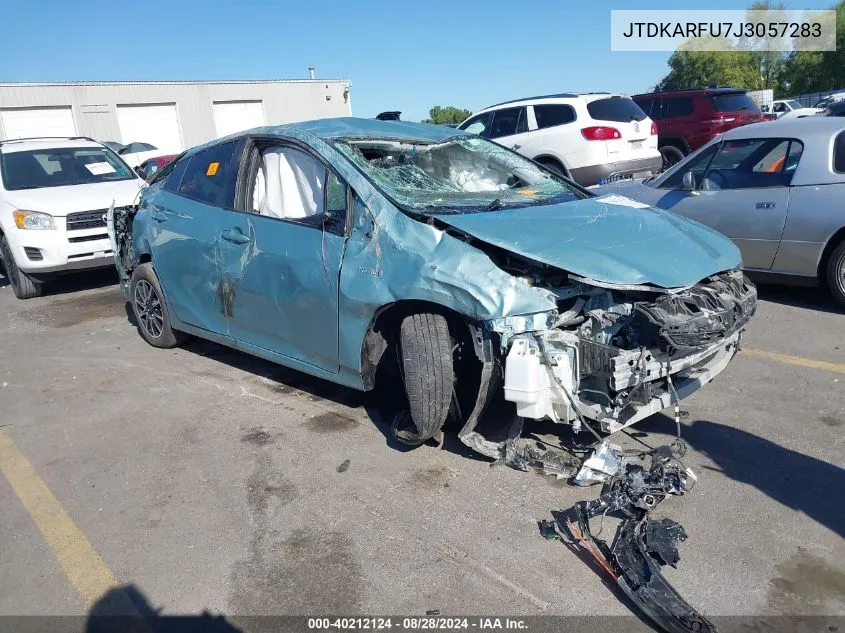 JTDKARFU7J3057283 2018 Toyota Prius Three