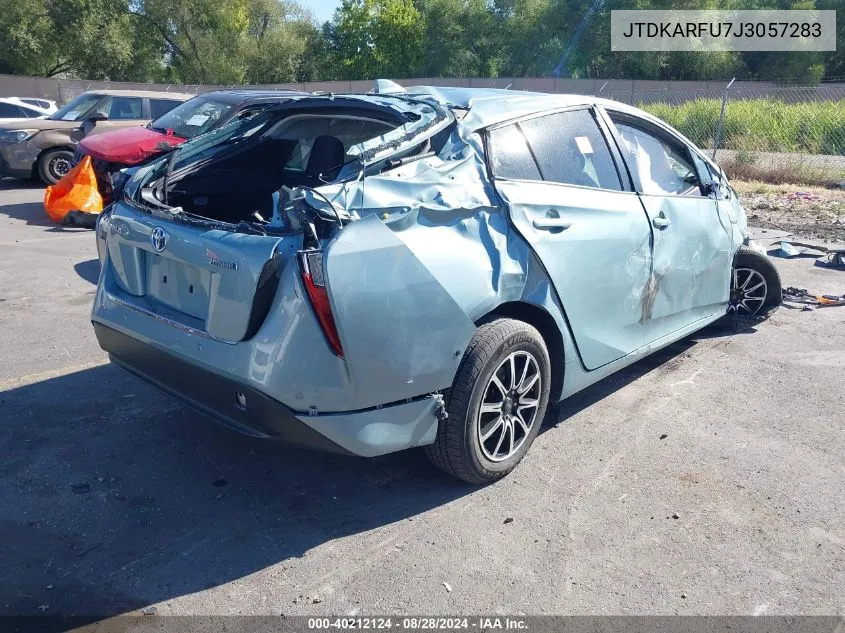 JTDKARFU7J3057283 2018 Toyota Prius Three