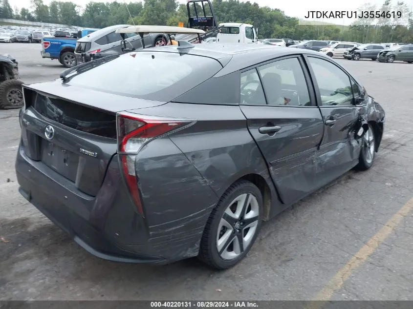 JTDKARFU1J3554619 2018 Toyota Prius Three Touring