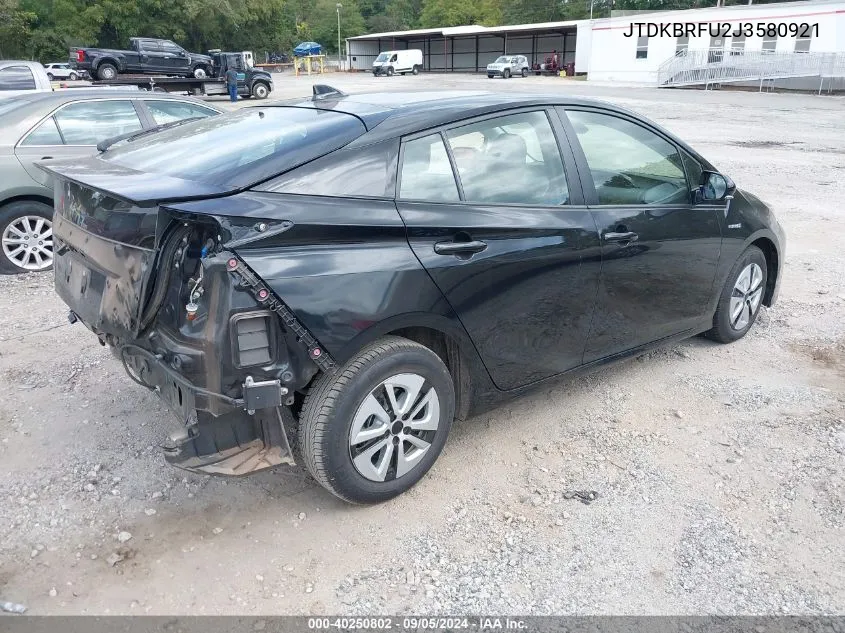 2018 Toyota Prius Two VIN: JTDKBRFU2J3580921 Lot: 40250802