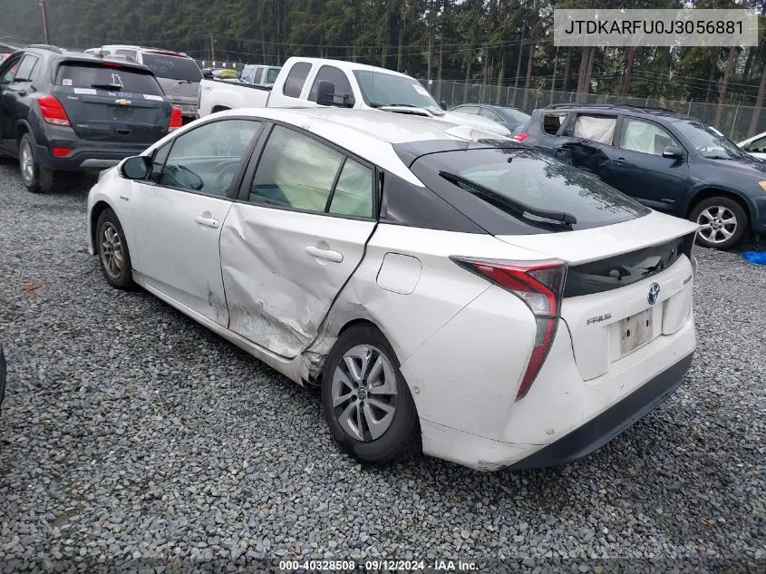 JTDKARFU0J3056881 2018 Toyota Prius