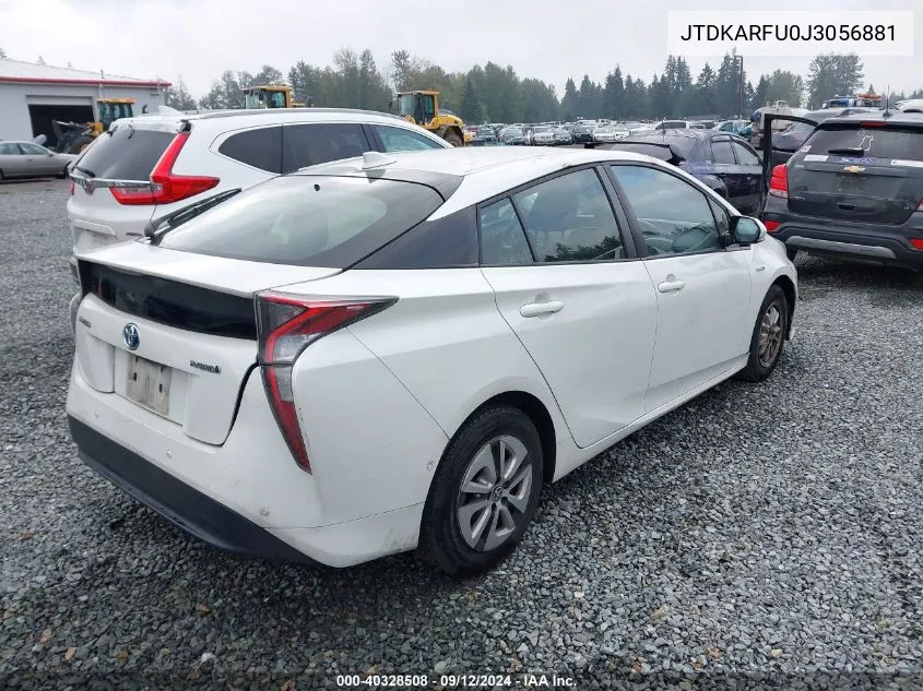 JTDKARFU0J3056881 2018 Toyota Prius