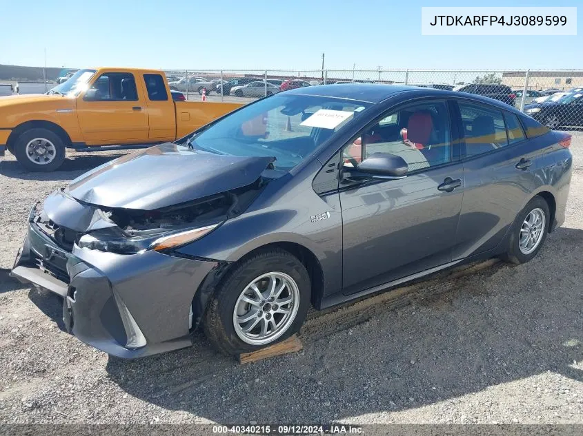 JTDKARFP4J3089599 2018 Toyota Prius Prime Plus