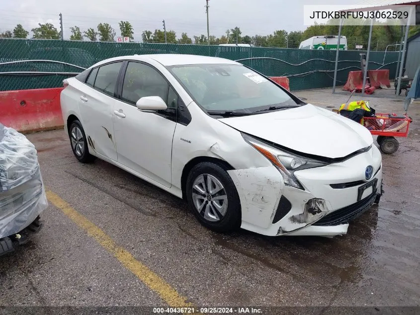 2018 Toyota Prius Two VIN: JTDKBRFU9J3062529 Lot: 40436721