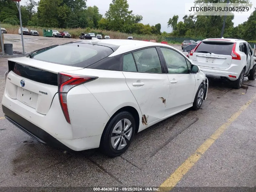 2018 Toyota Prius Two VIN: JTDKBRFU9J3062529 Lot: 40436721