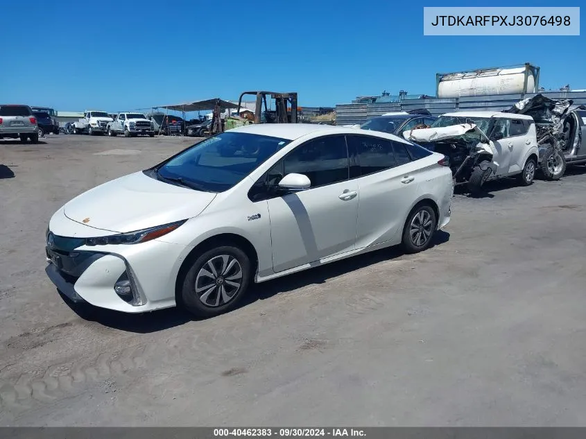 JTDKARFPXJ3076498 2018 Toyota Prius Prime