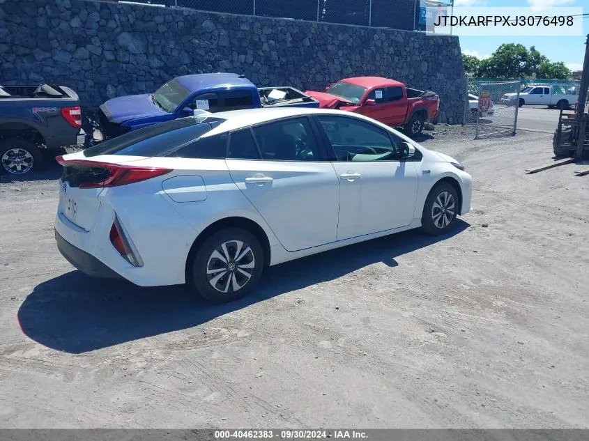 JTDKARFPXJ3076498 2018 Toyota Prius Prime