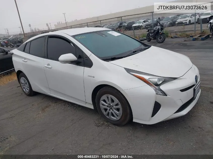 2018 Toyota Prius VIN: JTDKBRFU7J3073626 Lot: 40483231