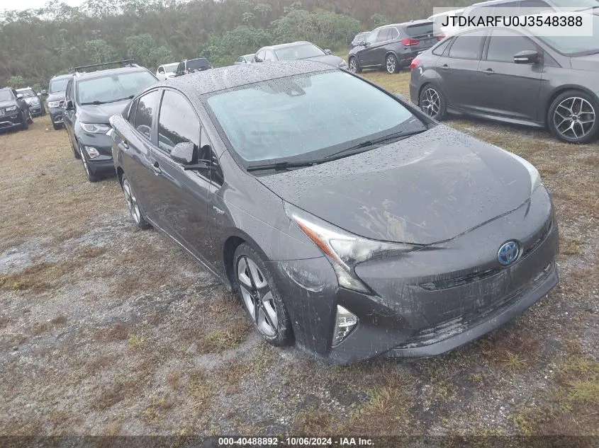 2018 Toyota Prius VIN: JTDKARFU0J3548388 Lot: 40488892