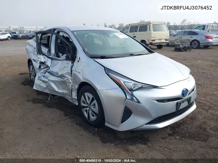 2018 Toyota Prius Two VIN: JTDKBRFU4J3076452 Lot: 40495318