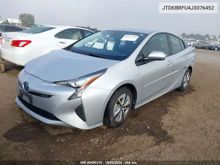 2018 Toyota Prius Two VIN: JTDKBRFU4J3076452 Lot: 40495318