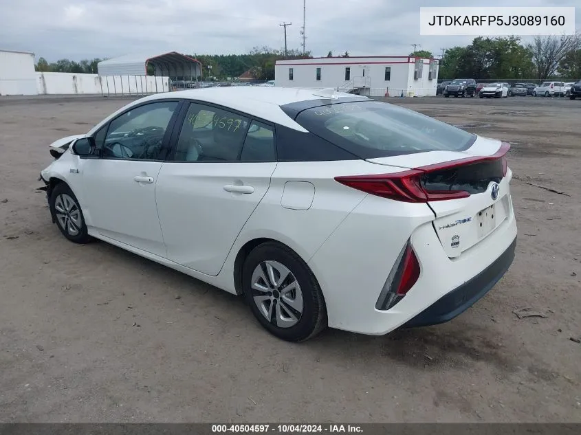 2018 Toyota Prius Prime Premium VIN: JTDKARFP5J3089160 Lot: 40504597