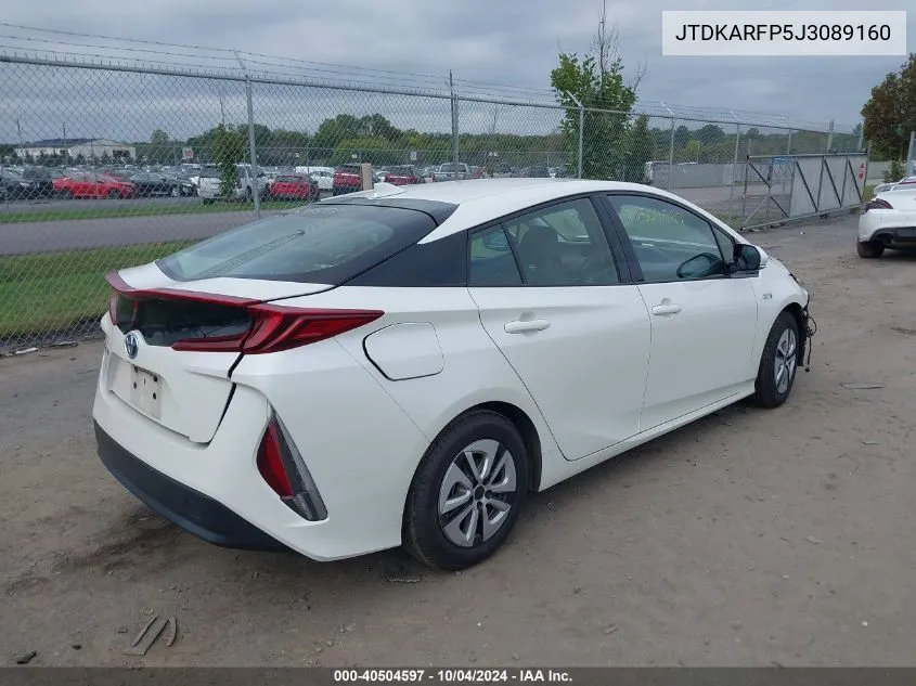 2018 Toyota Prius Prime Premium VIN: JTDKARFP5J3089160 Lot: 40504597