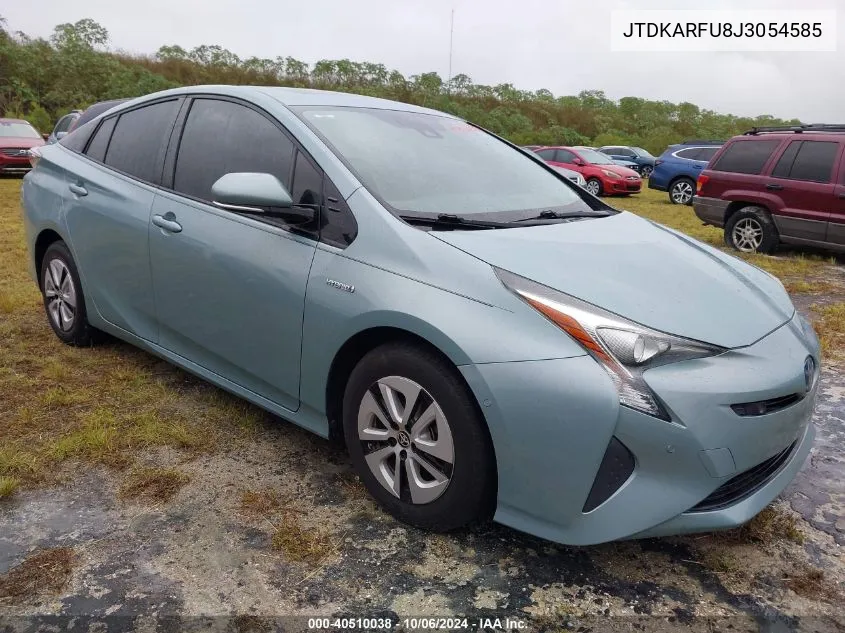 2018 Toyota Prius VIN: JTDKARFU8J3054585 Lot: 40510038