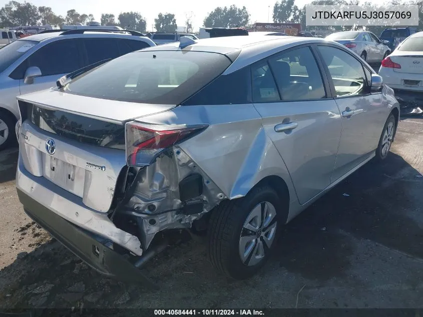 2018 Toyota Prius Three VIN: JTDKARFU5J3057069 Lot: 40584441