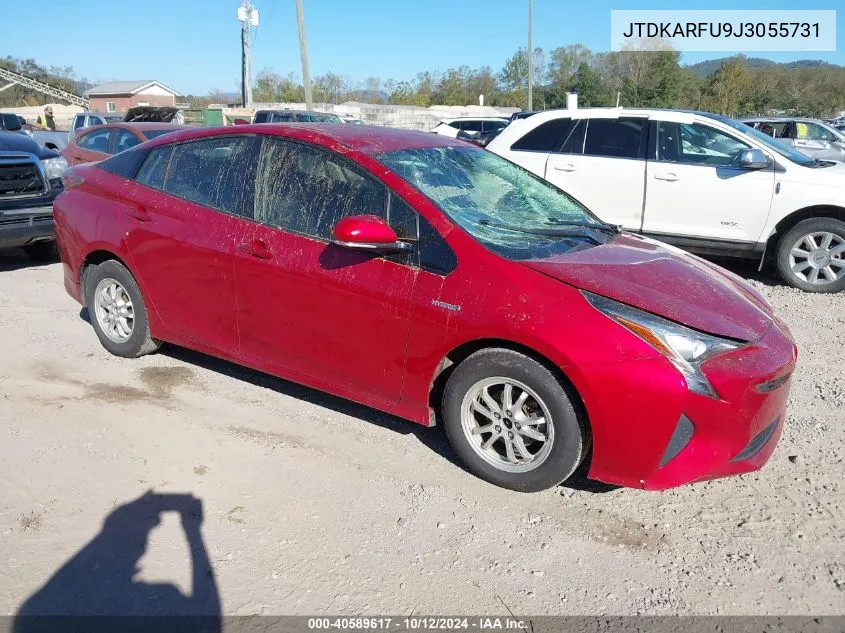 2018 Toyota Prius Two Eco VIN: JTDKARFU9J3055731 Lot: 40589617