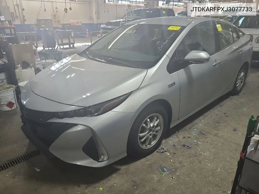 2018 Toyota Prius Prime Plus VIN: JTDKARFPXJ3077733 Lot: 40626288