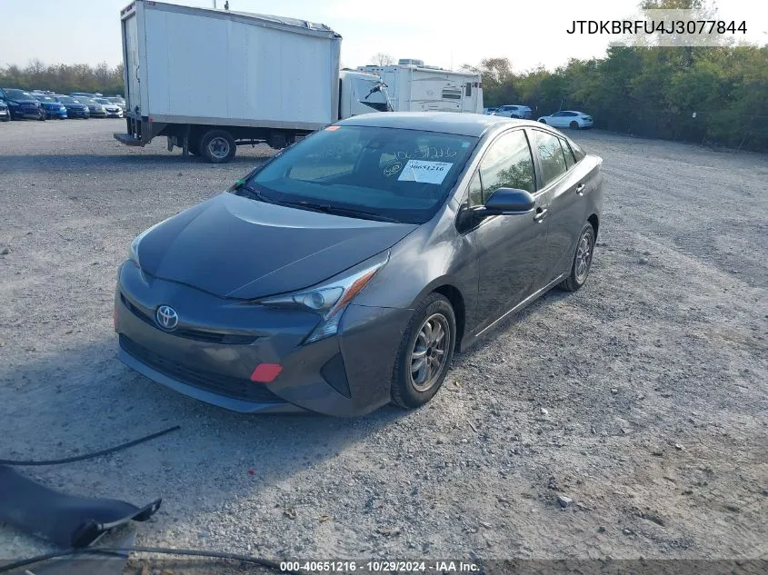 2018 Toyota Prius Two VIN: JTDKBRFU4J3077844 Lot: 40651216