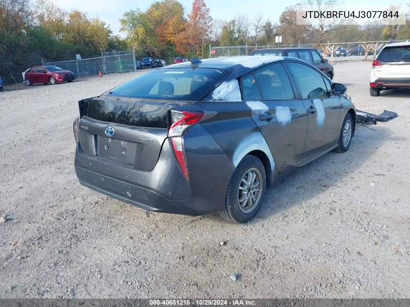 2018 Toyota Prius Two VIN: JTDKBRFU4J3077844 Lot: 40651216