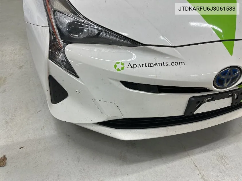 2018 Toyota Prius Three VIN: JTDKARFU6J3061583 Lot: 40659399