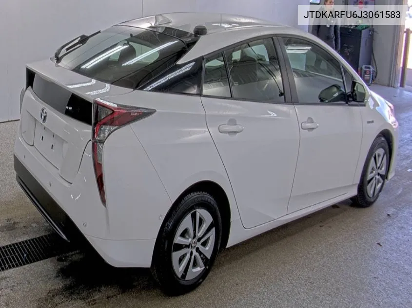 2018 Toyota Prius Three VIN: JTDKARFU6J3061583 Lot: 40659399