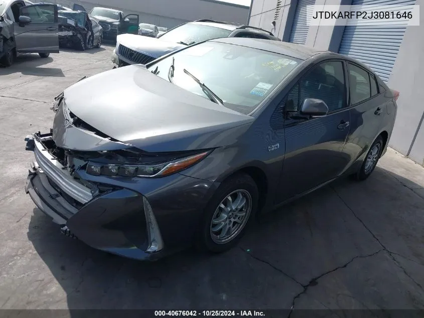 JTDKARFP2J3081646 2018 Toyota Prius Prime Premium