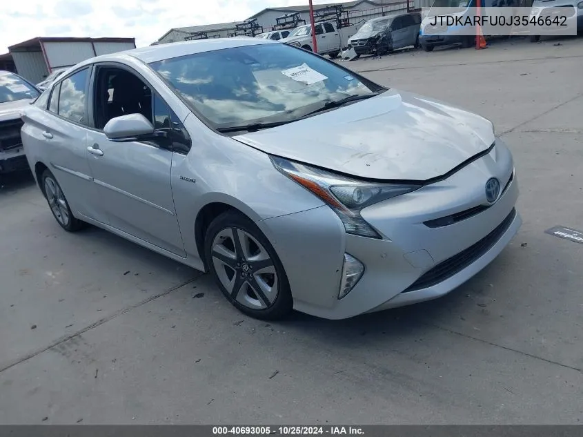 2018 Toyota Prius Three Touring VIN: JTDKARFU0J3546642 Lot: 40693005