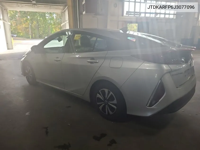 2018 Toyota Prius Prime Plus VIN: JTDKARFP6J3077096 Lot: 40733563