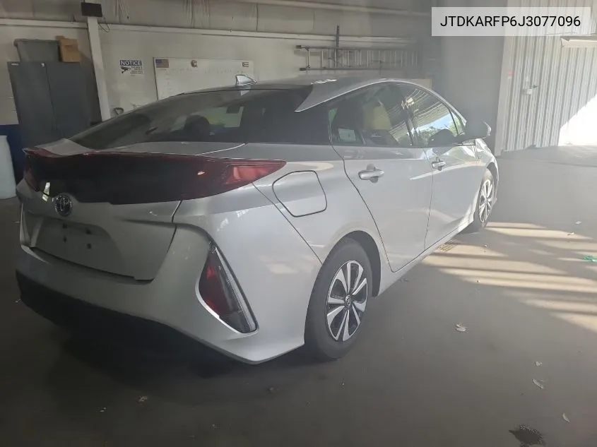 2018 Toyota Prius Prime Plus VIN: JTDKARFP6J3077096 Lot: 40733563