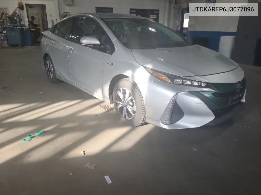 2018 Toyota Prius Prime Plus VIN: JTDKARFP6J3077096 Lot: 40733563