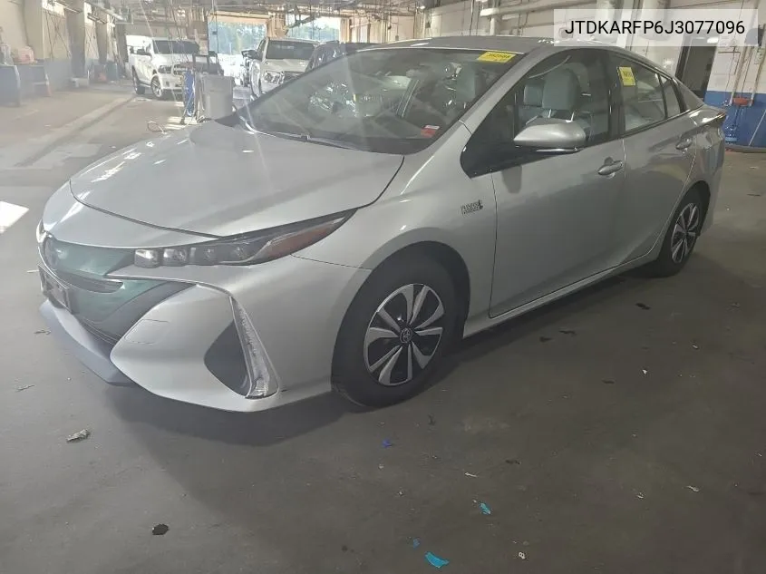 2018 Toyota Prius Prime Plus VIN: JTDKARFP6J3077096 Lot: 40733563