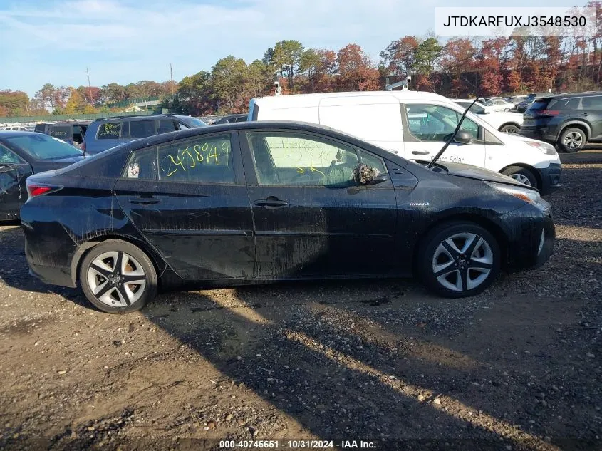 2018 Toyota Prius Three Touring VIN: JTDKARFUXJ3548530 Lot: 40745651