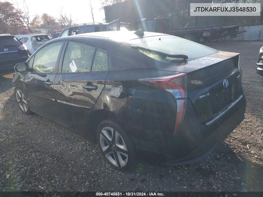 2018 Toyota Prius Three Touring VIN: JTDKARFUXJ3548530 Lot: 40745651