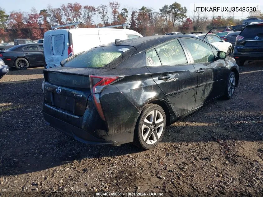 2018 Toyota Prius Three Touring VIN: JTDKARFUXJ3548530 Lot: 40745651