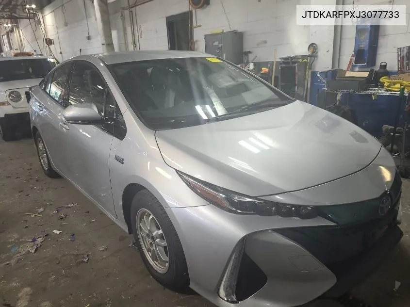 2018 Toyota Prius Prime Plus VIN: JTDKARFPXJ3077733 Lot: 40746257