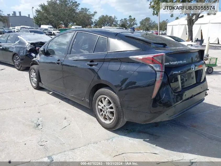 JTDKARFU8J3055574 2018 Toyota Prius Four