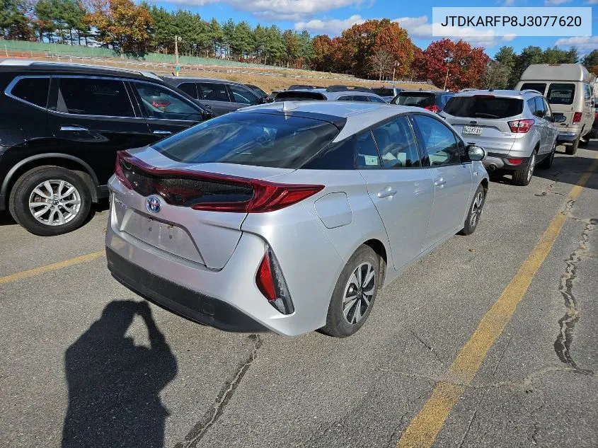 2018 Toyota Prius Prime Plus VIN: JTDKARFP8J3077620 Lot: 40803777