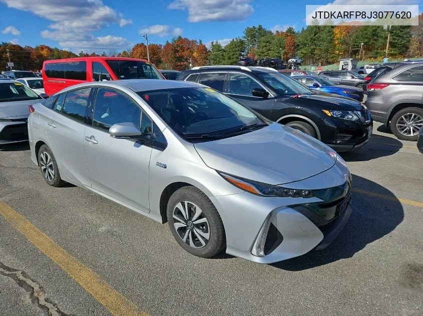 2018 Toyota Prius Prime Plus VIN: JTDKARFP8J3077620 Lot: 40803777