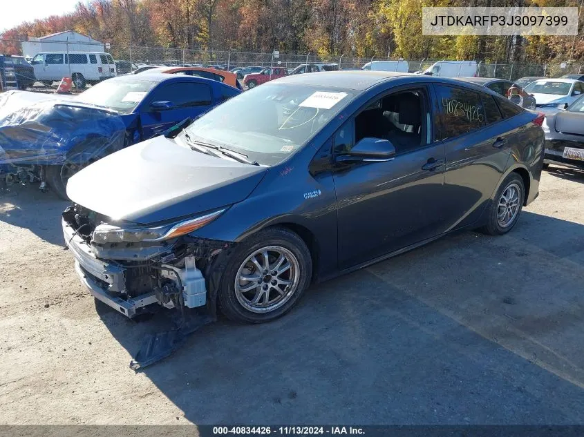 2018 Toyota Prius Prime Premium VIN: JTDKARFP3J3097399 Lot: 40834426