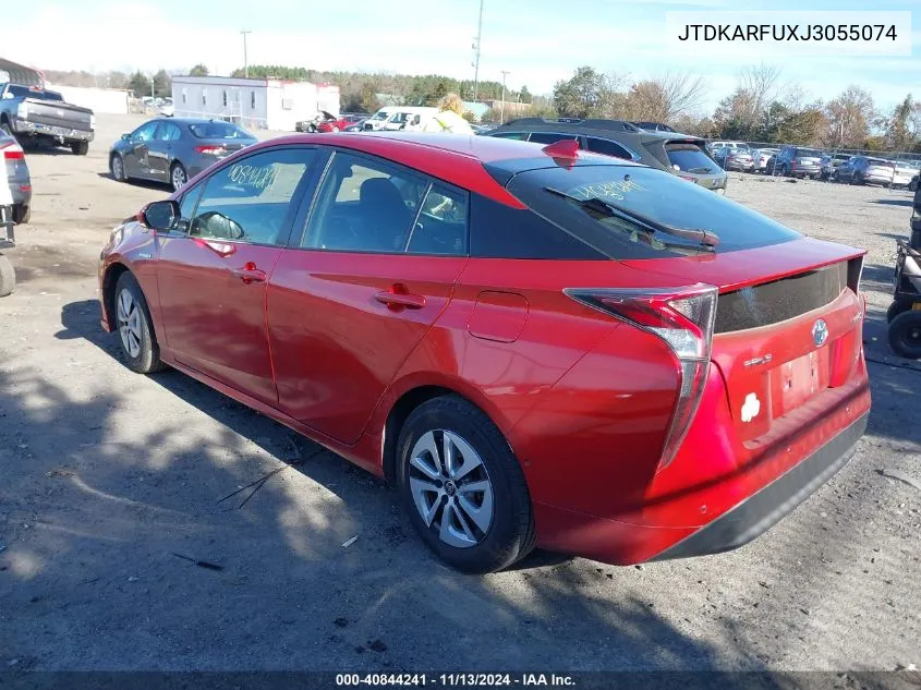 2018 Toyota Prius Three VIN: JTDKARFUXJ3055074 Lot: 40844241