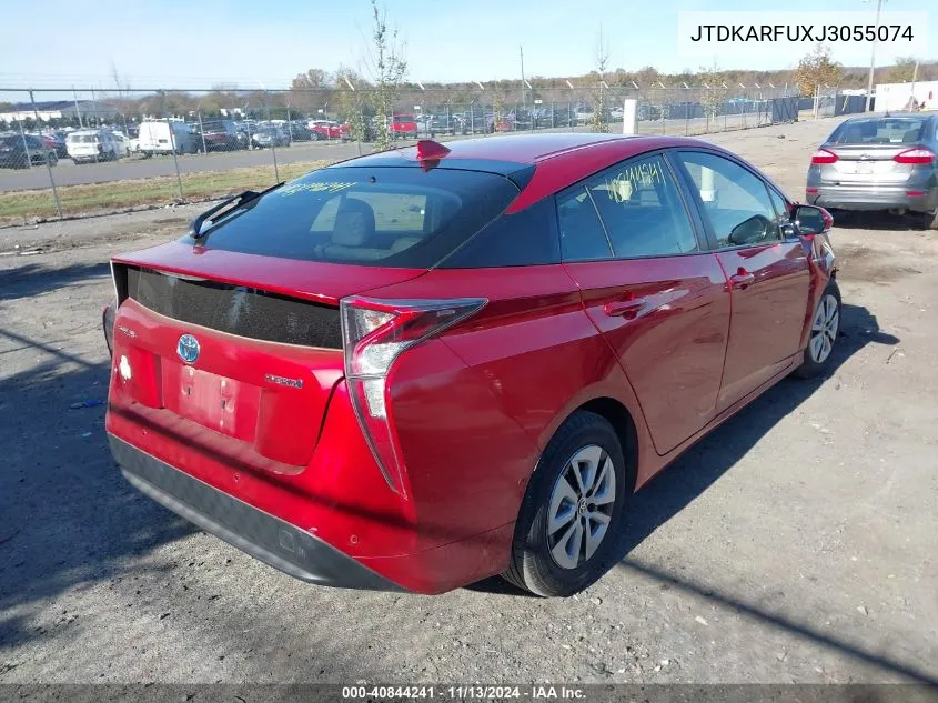 2018 Toyota Prius Three VIN: JTDKARFUXJ3055074 Lot: 40844241