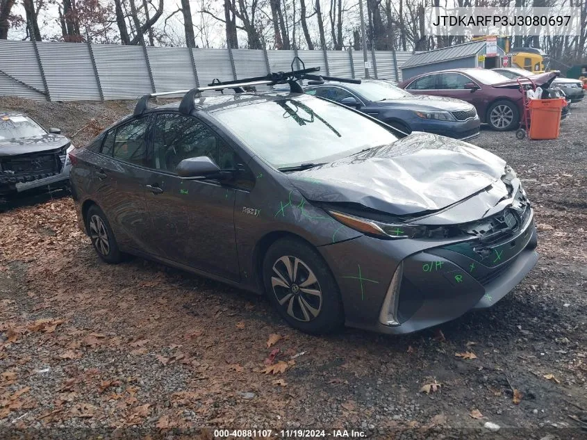 2018 Toyota Prius Prime Premium VIN: JTDKARFP3J3080697 Lot: 40881107