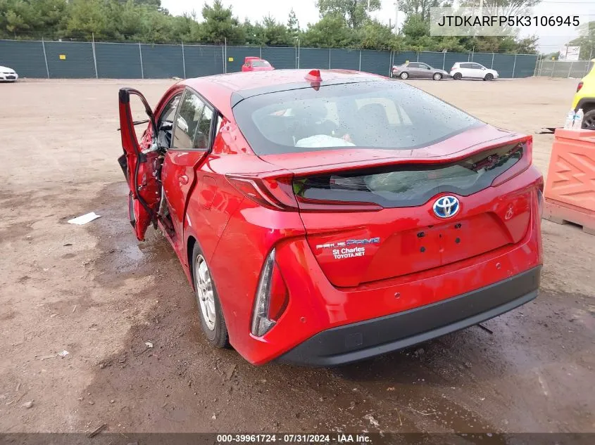 JTDKARFP5K3106945 2019 Toyota Prius Prime Advanced