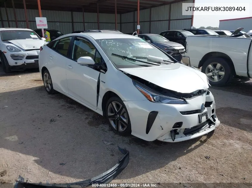 JTDKARFU8K3089404 2019 Toyota Prius Xle