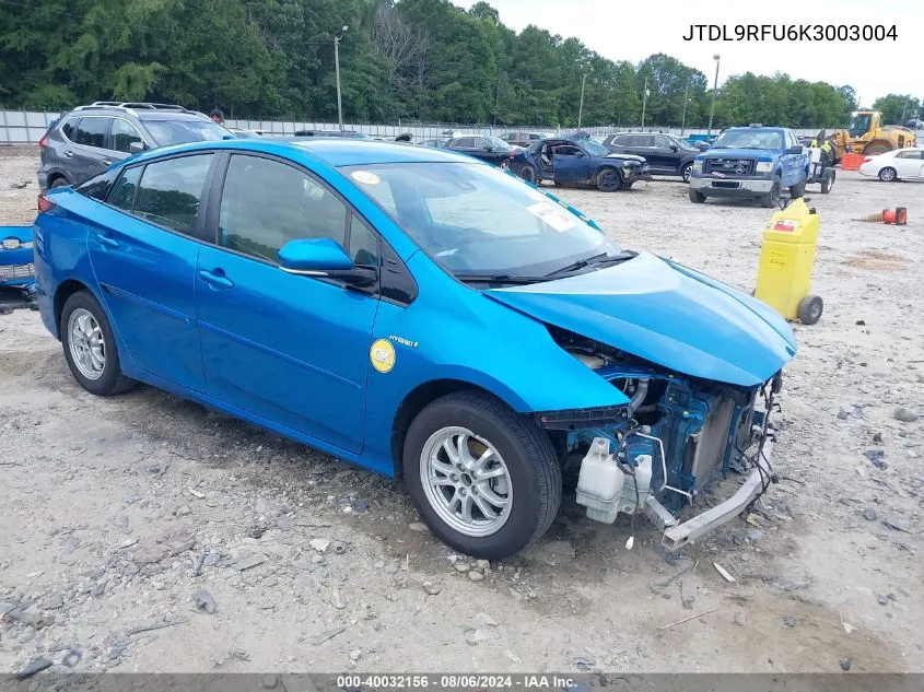 JTDL9RFU6K3003004 2019 Toyota Prius Le