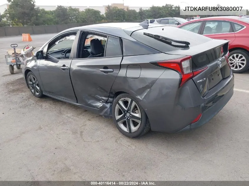 JTDKARFU8K3080007 2019 Toyota Prius Xle