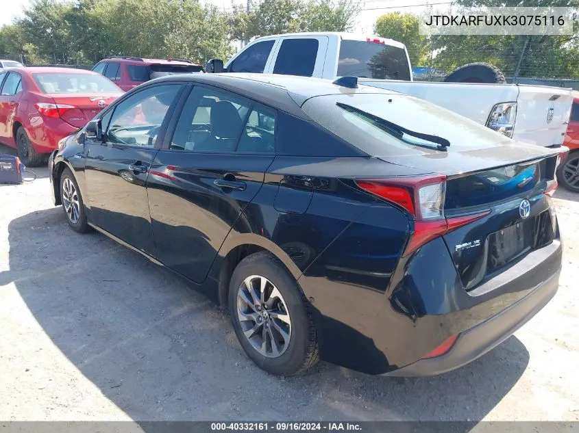 JTDKARFUXK3075116 2019 Toyota Prius