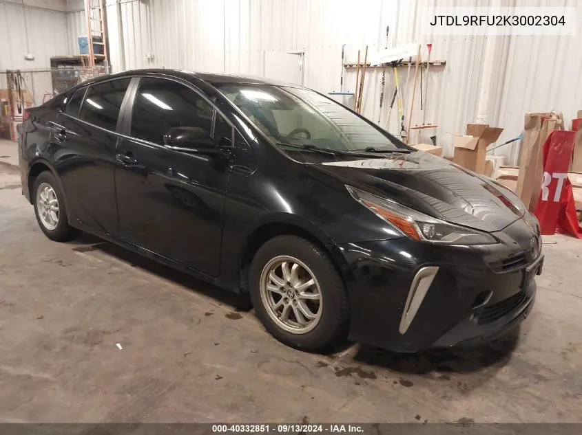 JTDL9RFU2K3002304 2019 Toyota Prius Le