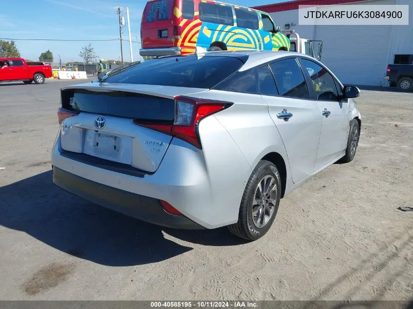 2019 Toyota Prius Xle VIN: JTDKARFU6K3084900 Lot: 40585195