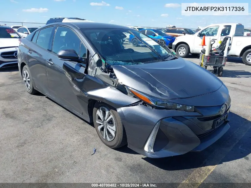 2019 Toyota Prius Prime Premium VIN: JTDKARFP2K3117336 Lot: 40700482